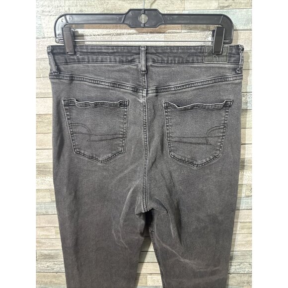 American Eagle Outfitters Black Straight Leg Jeans - Picture 10 of 16